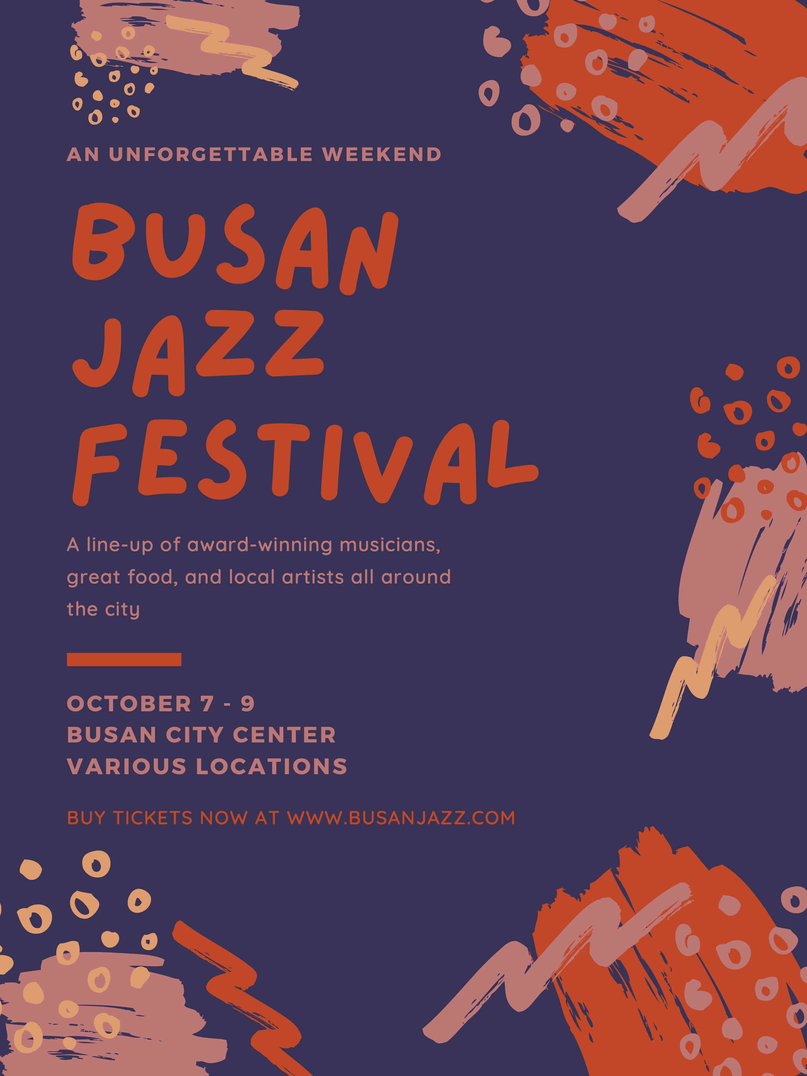busan jazz festival poster