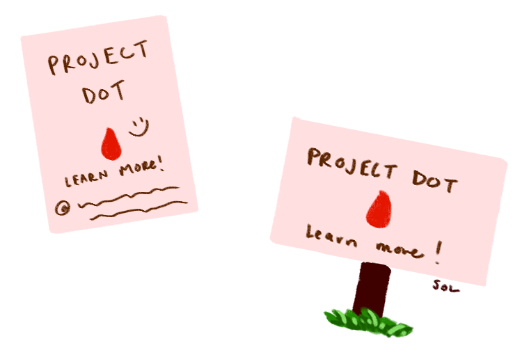 poster and yard sign