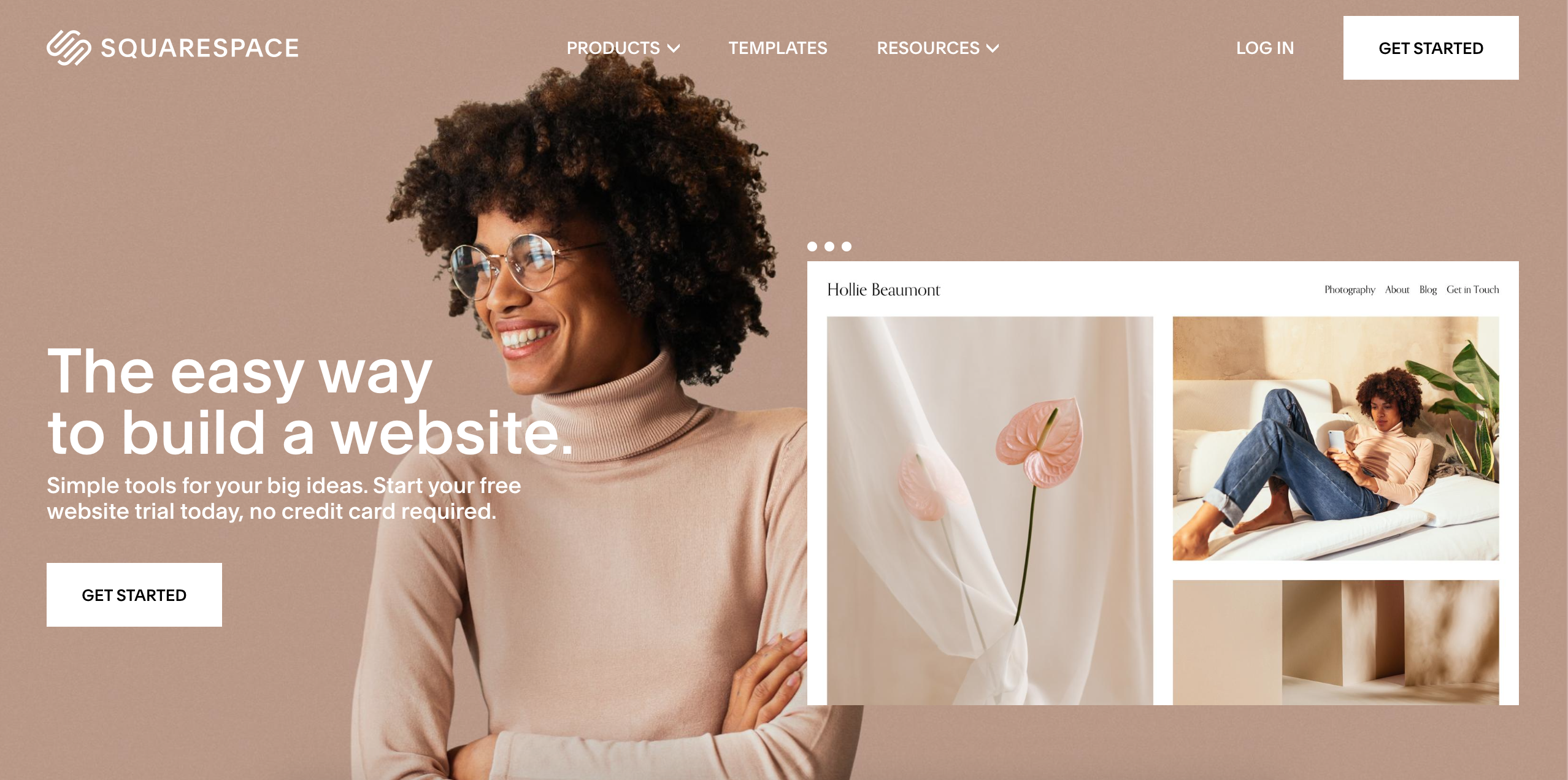 squarespace homepage