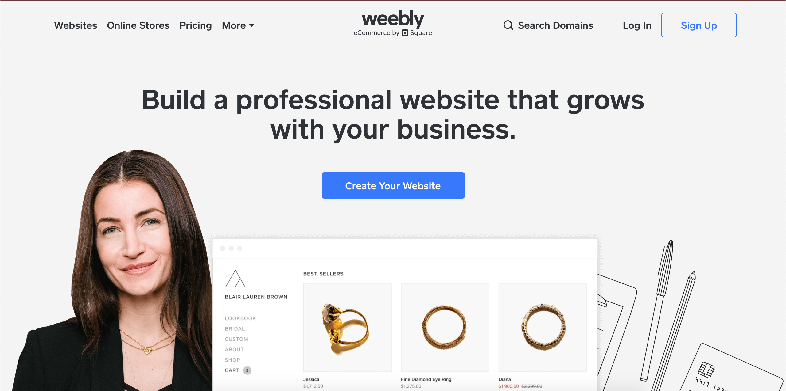 weebly homepage